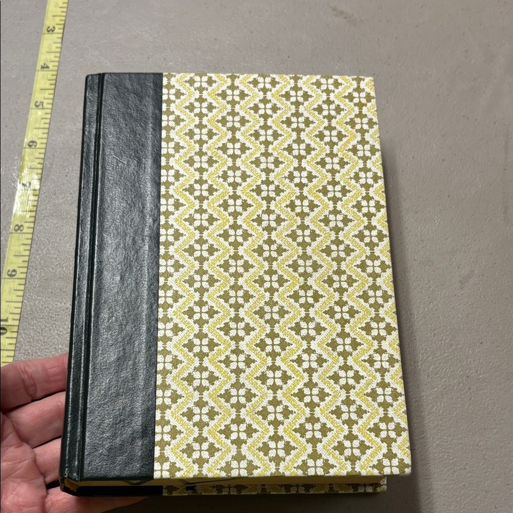 Elegant Patterned Journal with Black Spine
